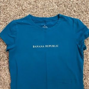 Banana Republic Teal Cotton Shirt
